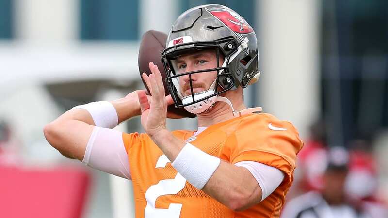 Kyle Trask is fighting Baker mayfield for the starting QB spot at the Buccaneers (Image: Getty)