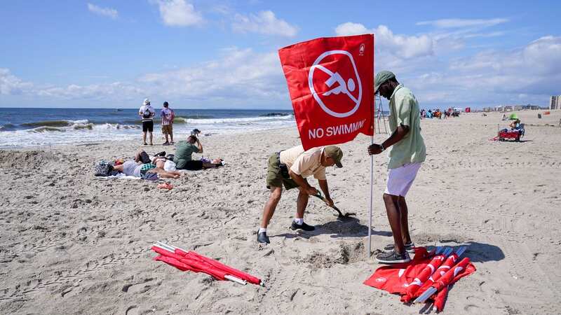 Rockaway Beach, a popular coastal destination in New York City, was closed temporarily due to a shark attack incident (Image: AP)