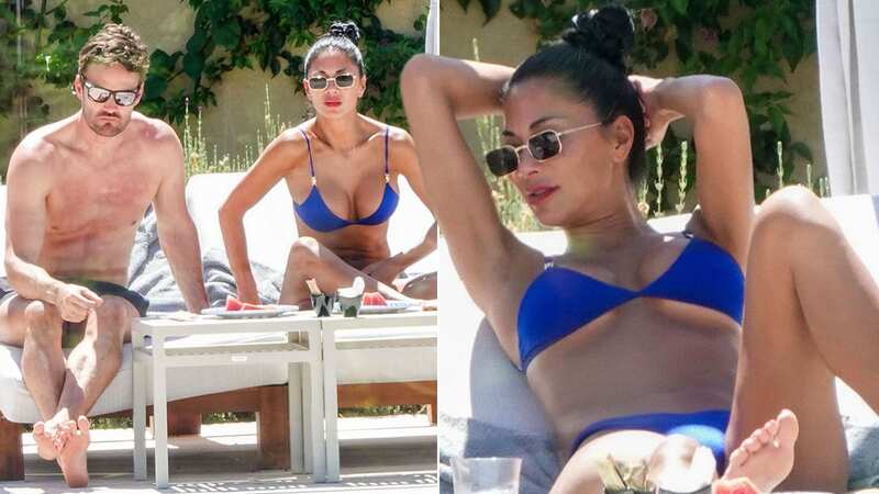 Nicole Scherzinger and new fiancé Thom Evans enjoy a romantic Italian vacation together following recent engagement (Image: Backgrid)