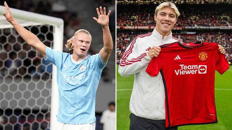 Rasmus Hojlund cost Manchester United £72million (Image: Manchester United via Getty Images)