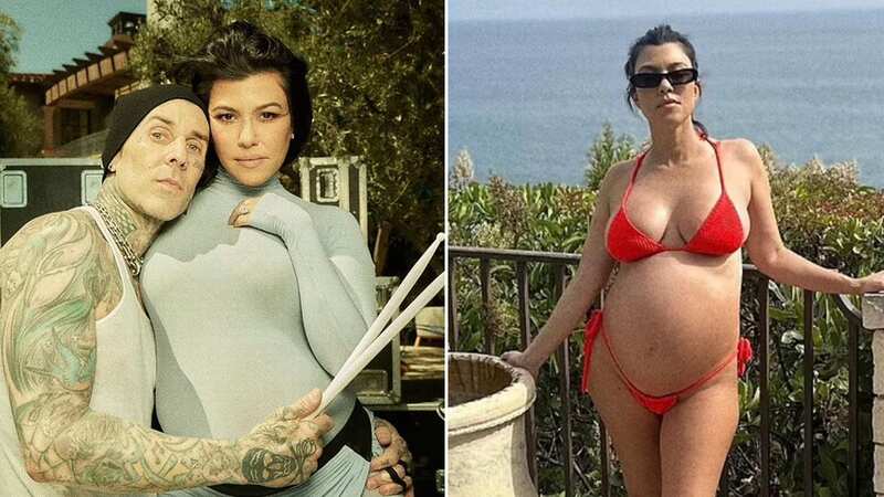 Kourtney Kardashian is expecting a child with husband Travis Barker (Image: Instagram/KourtneyKardashian)