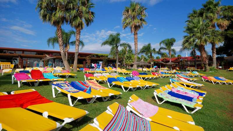 Tensions rise in Spain as guests reserve their beds at sunrise (Image: Getty)