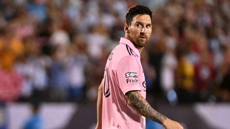 Lionel Messi is yet to make his debut for Inter Miami despite his strong start to life for the club in the Leagues Cup. (Image: Alex Bierens de Haan/Getty Images)