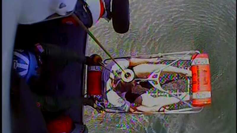 Three fisherman pulled from perilous ocean in harrowing rescue