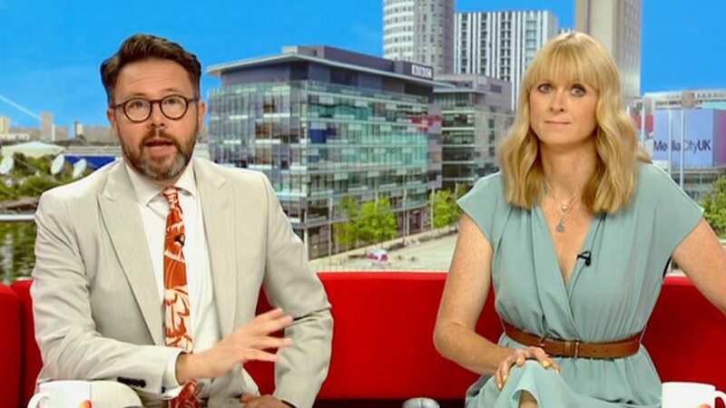 BBC Breakfast presenter Jon Kay left blushing as co-star urges him to 