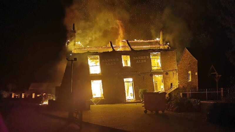 A blaze gutted the iconic Black Country pub (Image: BPM Media)