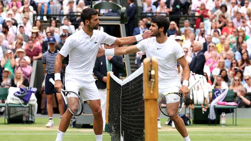 Novak Djokovic and Carlos Alcaraz will be in action at the US Open later this month after their epic Wimbledon final (Image: Getty)