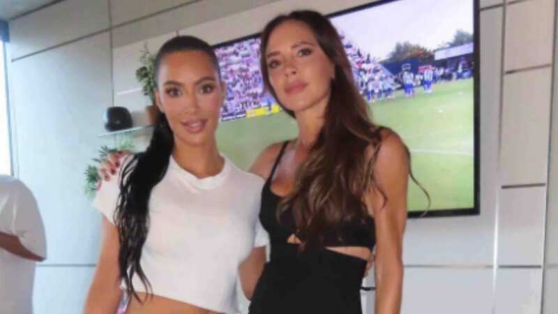 Kim Kardashian looks identical to friend Victoria Beckham in new Marc Jacobs