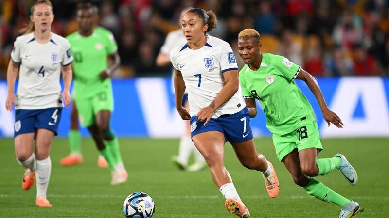 Lauren James was sent off against Nigeria (Image: Photo by Bradley Kanaris/Getty Images)