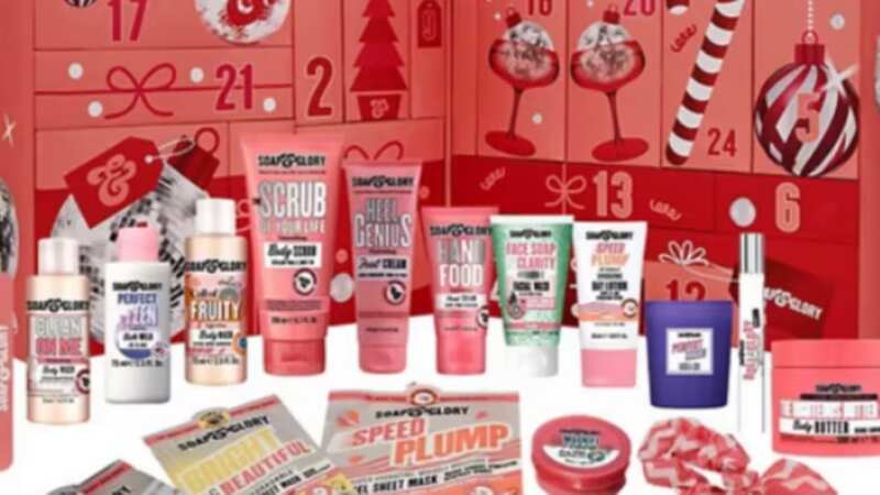 Inside the Soap and Glory beauty advent calendar 2023 (Image: Boots)