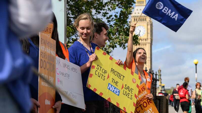 Junior doctors join picket lines less than a fortnight after starting NHS jobs