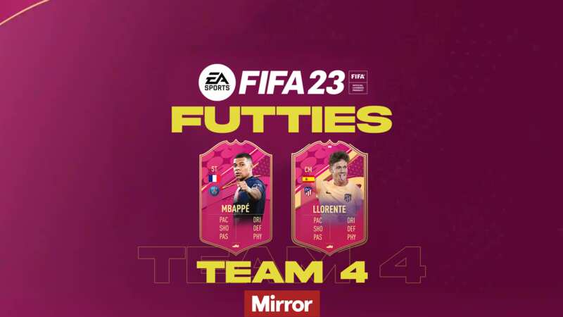 FIFA 23 Futties Team 4 confirmed – with Kylian Mbappe and Marcos Llorente (Image: EA Sports)