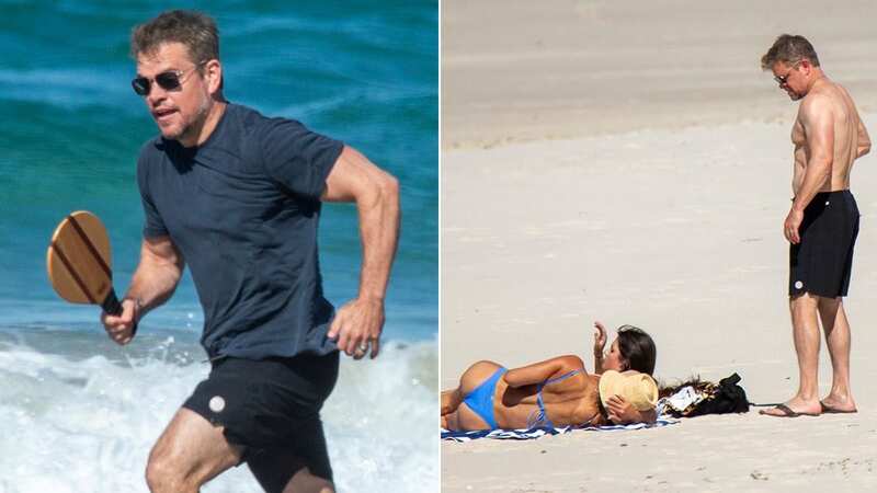 Matt Damon and wife Luciana soak up sun after Ben Affleck 
