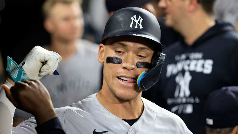 Aaron Judge had been recovering from a foot injury before returning for the New York Yankees (Image: Melissa Tamez/Icon Sportswire via Getty Images)