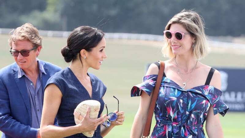 Meghan and Delfina chatting together (Image: Getty Images)