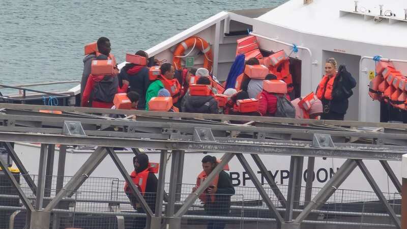 Migrants arriving in Dover (Image: Invicta Kent Media/REX/Shutterstock)