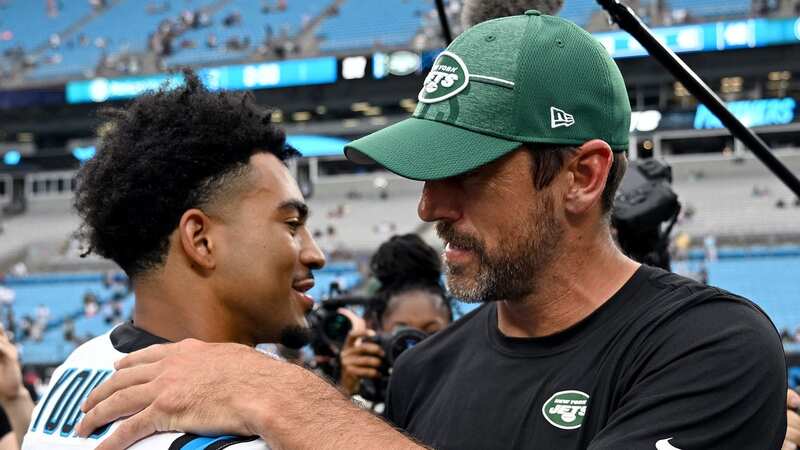 Bryce Young made his pre-season debut for the Carolina Panthers but Aaron Rodgers did not play for the New York Jets (Image: Grant Halverson/Getty Images)