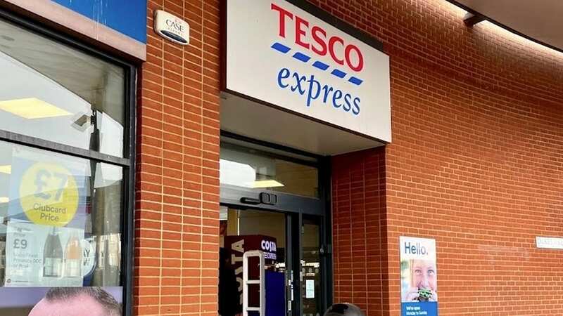 Police are investigating the robbery at the Tesco store
