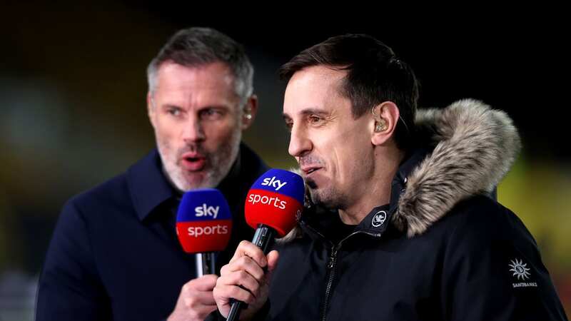 Gary Neville, Jamie Carragher and Karen Carney have made their Premier League predictions (Image: Sky Sports)