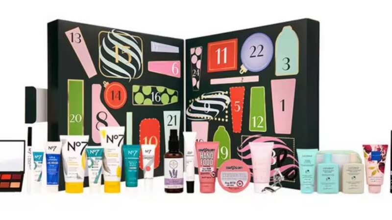 The Boots Macmillan advent calendar costs £90 and stars best-loved brands like No7, Liz Earle and Soap and Glory (Image: Boots)