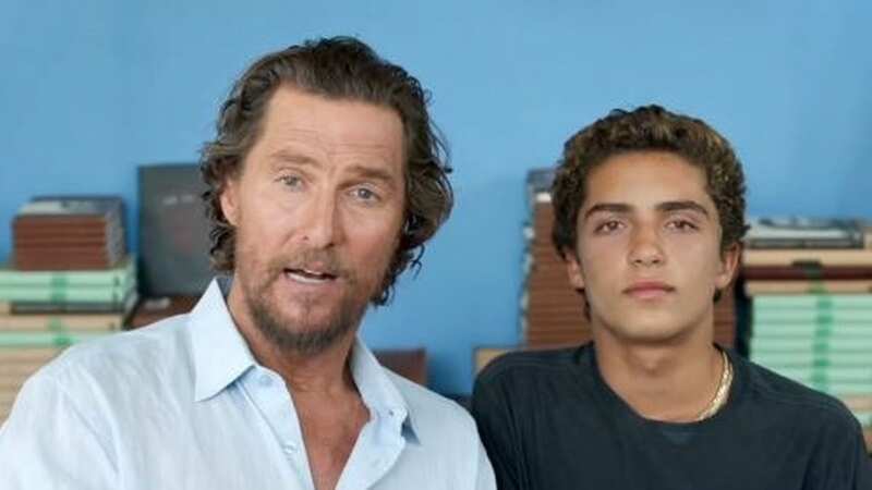 Matthew and his son Levi expressed their collaboration with a charity to help Maui (Image: instagram.com/officiallymcconaughey)