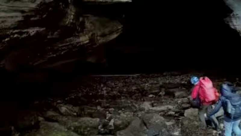 The Covesea Caves range - an almost inaccessible series of caves along Scotland