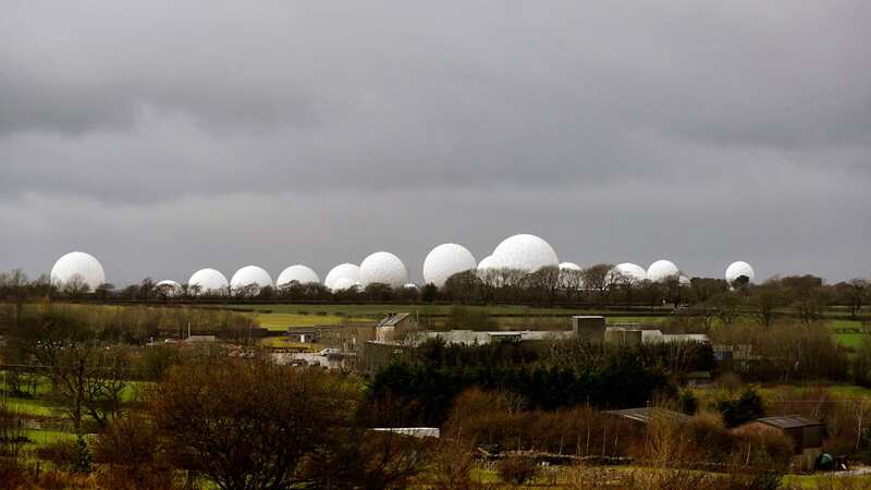 The 37 "golf balls" at RAF Menwith Hill can be seen from miles around (Image: Yorkshire Live)
