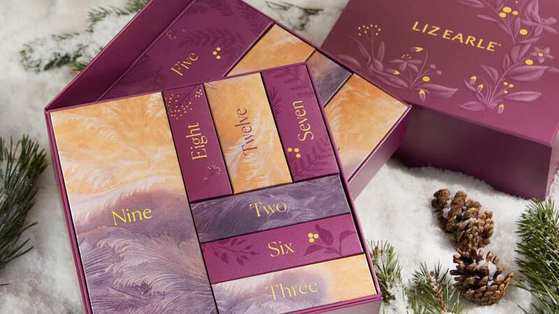 The 12 Days of Liz Earle beauty advent calendar costs £75 (Image: Boots)