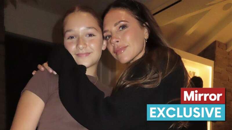 Harper Seven Beckham was rushed out of Bad Bunny
