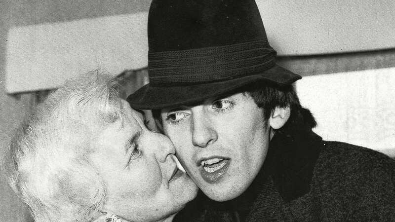George Harrison with his mother, Louise (Image: Daily Mail/REX/Shutterstock)