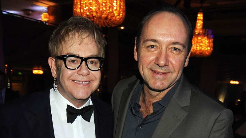 Sir Elton John seen enjoying dinnner with Kevin Spacey weeks after actor