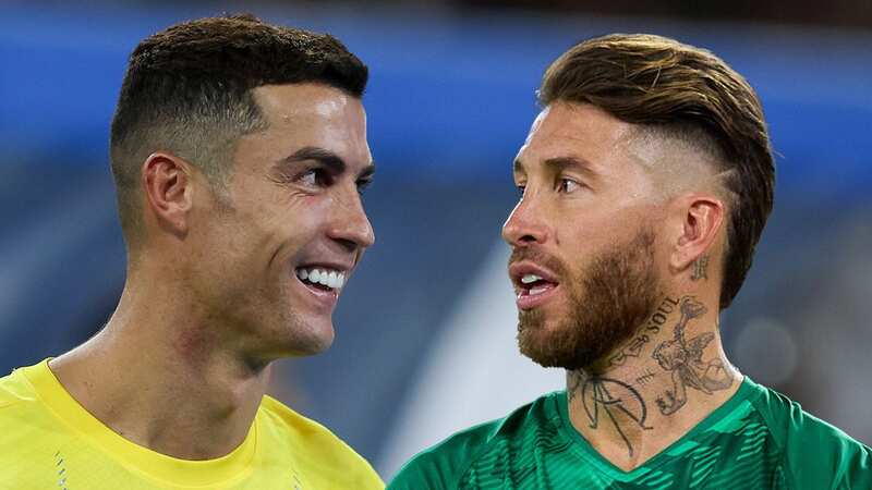 Sergio Ramos and Cristiano Ronaldo were teammates for nine seasons at Real Madrid (Image: Alvarad/EPA-EFE/REX/Shutterstock)