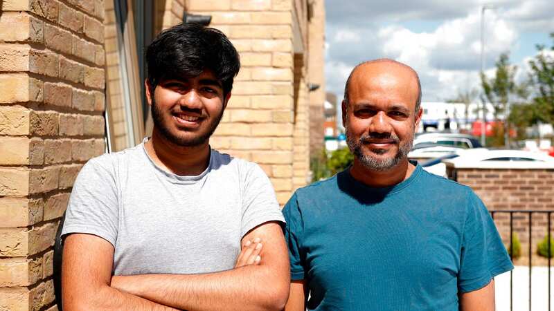 Vahidur Rahman and his dad Ziaur have been impacted by the delays to Beam Park Station (Image: Facundo Arrizabalaga)