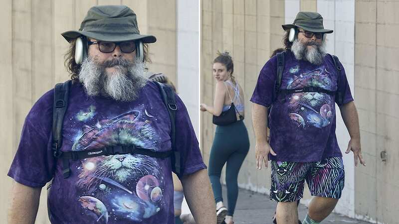 Jack Black turns heads with eye-catching space top as he showcases unique style