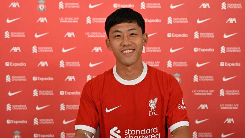 Endo has joined Liverpool from Stuttgart (Image: Andrew Powell/Liverpool FC via Getty Images)