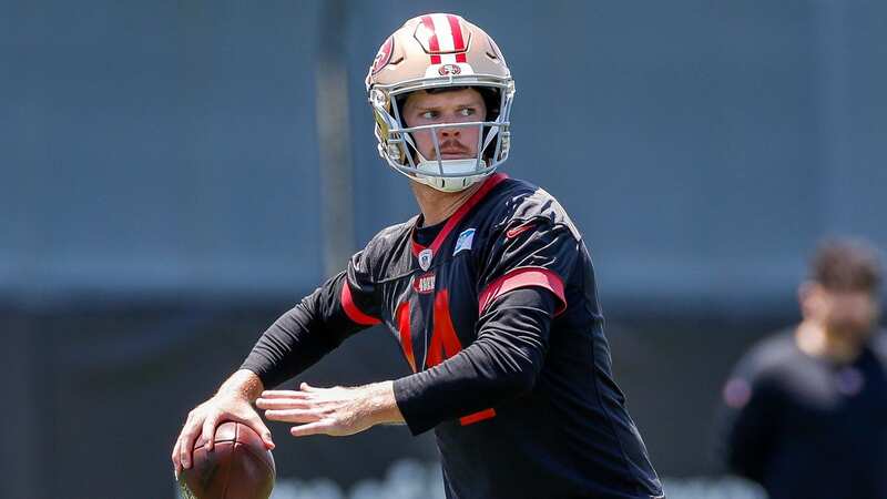 The San Francisco 49ers are edging towards starting Sam Darnold over Try Lance against the Denver Broncos in pre-season this weekend (Image: Getty)