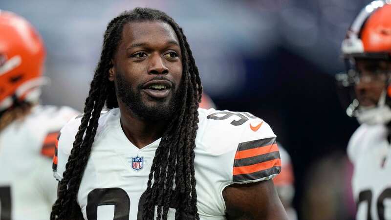 Jadeveon Clowney will team up with quarterback Lamar Jackson on the Baltimore Ravens for the 2023 NFL season (Image: Getty Images)