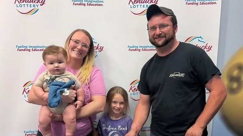 Ashley Smith took home just over half of her $224,000 pot after convincing her husband she had won (Image: Kentucky Lottery)