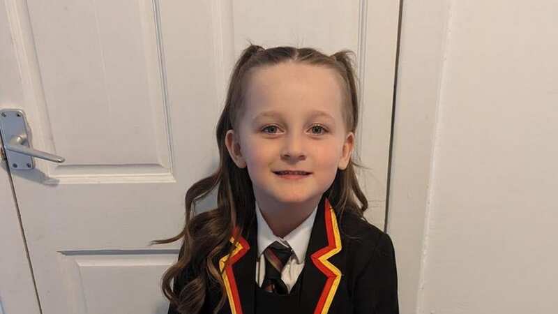Lyla was so excited to be going to school