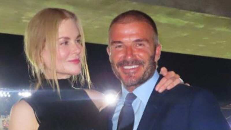 Nicole Kidman wraps her arm around David Beckham in adoring snap after Miami game
