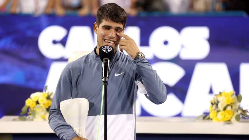 Carlos Alcaraz broke down in tears following his defeat to Novak Djokovic (Image: Getty Images)