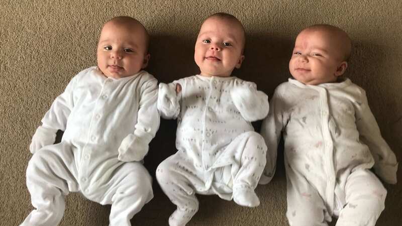 Triplets Elsie, Emmy and Addison were born prematurely at just 30 weeks (Image: Jam Press)