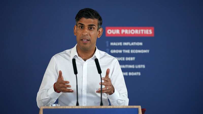 Rishi Sunak would not commit to stopping the boats before the next General Election (Image: Getty Images)