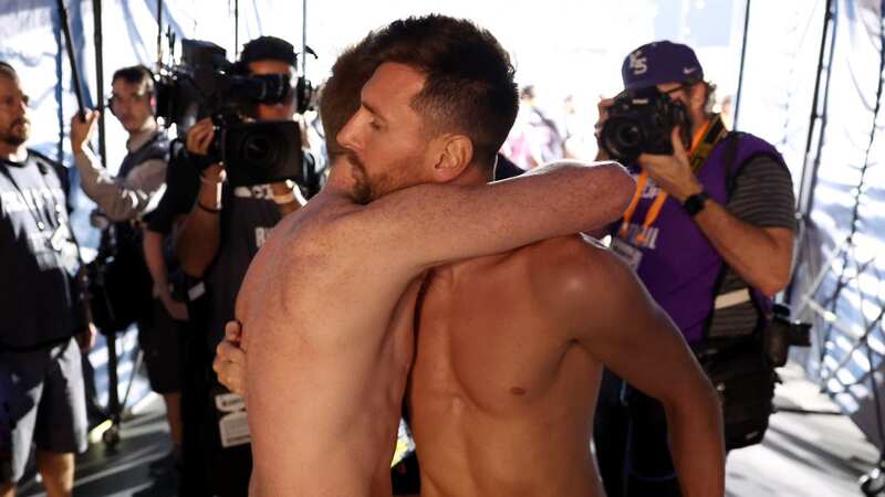 Lionel Messi and Dax McCarty swapped shirts in the tunnel after the game (Image: Getty)