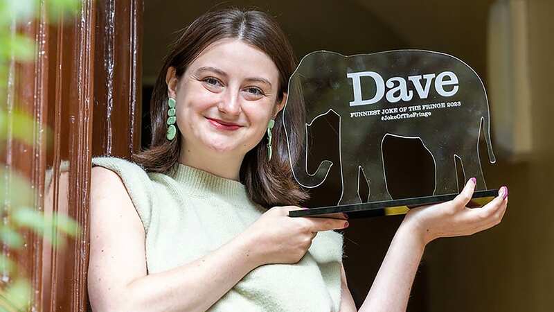 Comedian Lorna Rose Treen was voted the winner of the Dave Funniest Joke of the Fringe award (Image: PA)