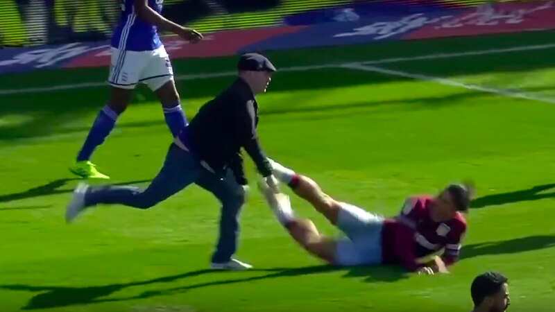 Paul Mitchell, who invaded the pitch and punched Jack Grealish in 2019, died in March (Image: Getty Images)