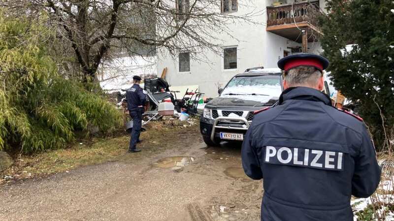 Cops found a large arsenal at the house in Ruden, Austria (Image: Newsflash)