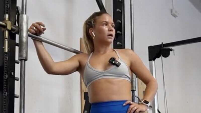 Elle Sampiere was shocked after seeing lighter weights labelled 