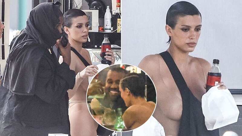 Kanye and wife Bianca spend day out in Italy wearing controversial outfits