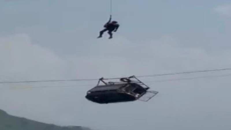Pakistan cable car rescue success as kids and adults saved in zipline recovery